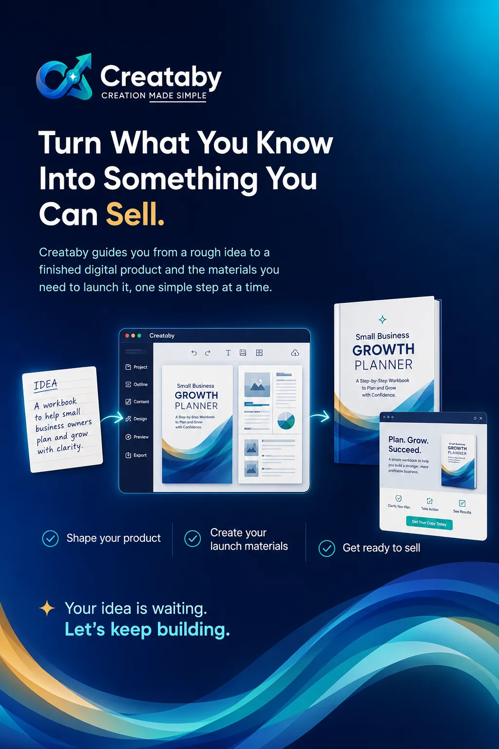 Creataby — Turn what you know into something you can sell